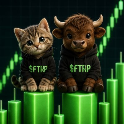 A tabby kitten and a brown bull in black hoodies sitting on glowing green candles
